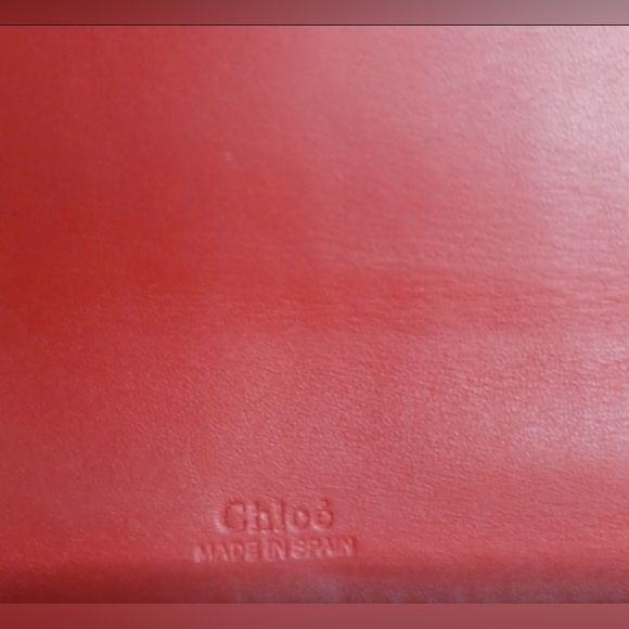 FINAL PRICE Chloé Marcie Continental Long wallet in soft red leather. - Picture 9 of 16